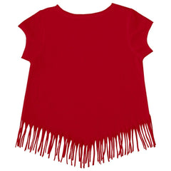 Philadelphia Phillies Tiny Turnip Girls Youth Baseball Love Fringe T-Shirt Clearance