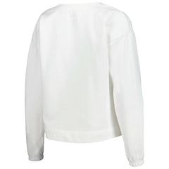 NBA - Los Angeles Lakers Concepts Sport Women's Sunray Notch Neck Long Sleeve Top - White
