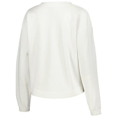 NBA - Brooklyn Nets Concepts Sport Women's Sunray Notch Neck Long Sleeve Top - White