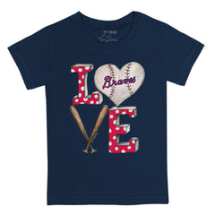 Atlanta Braves Tiny Turnip Youth Baseball Love T-Shirt for sale