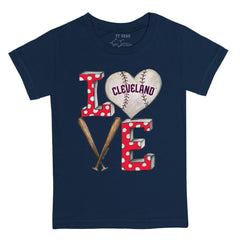 Cleveland Guardians Tiny Turnip Youth Baseball Love T-Shirt Online