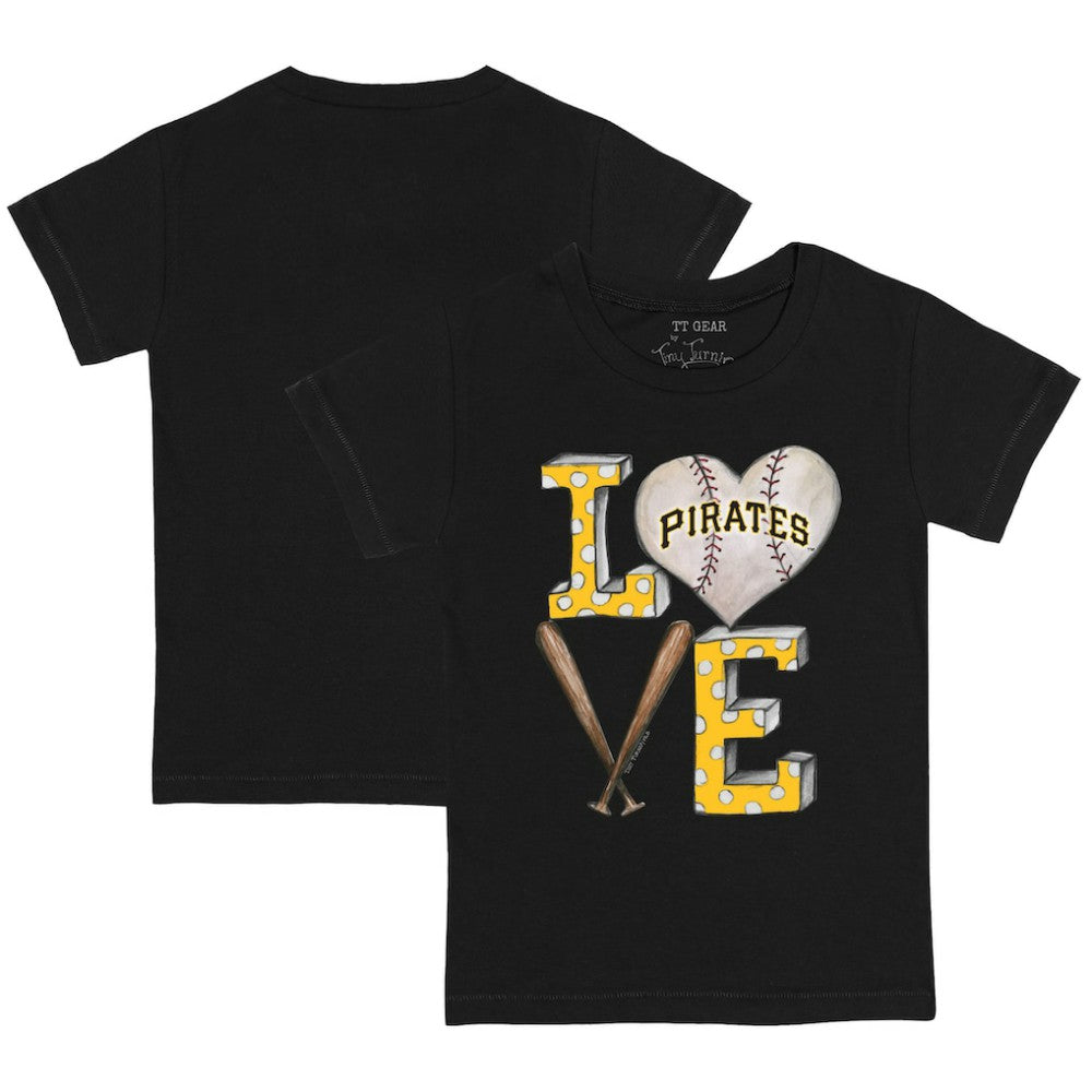 Pittsburgh Pirates Tiny Turnip Youth Baseball Love T-Shirt Clearance