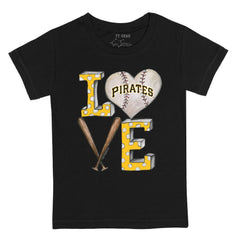 Pittsburgh Pirates Tiny Turnip Youth Baseball Love T-Shirt Clearance