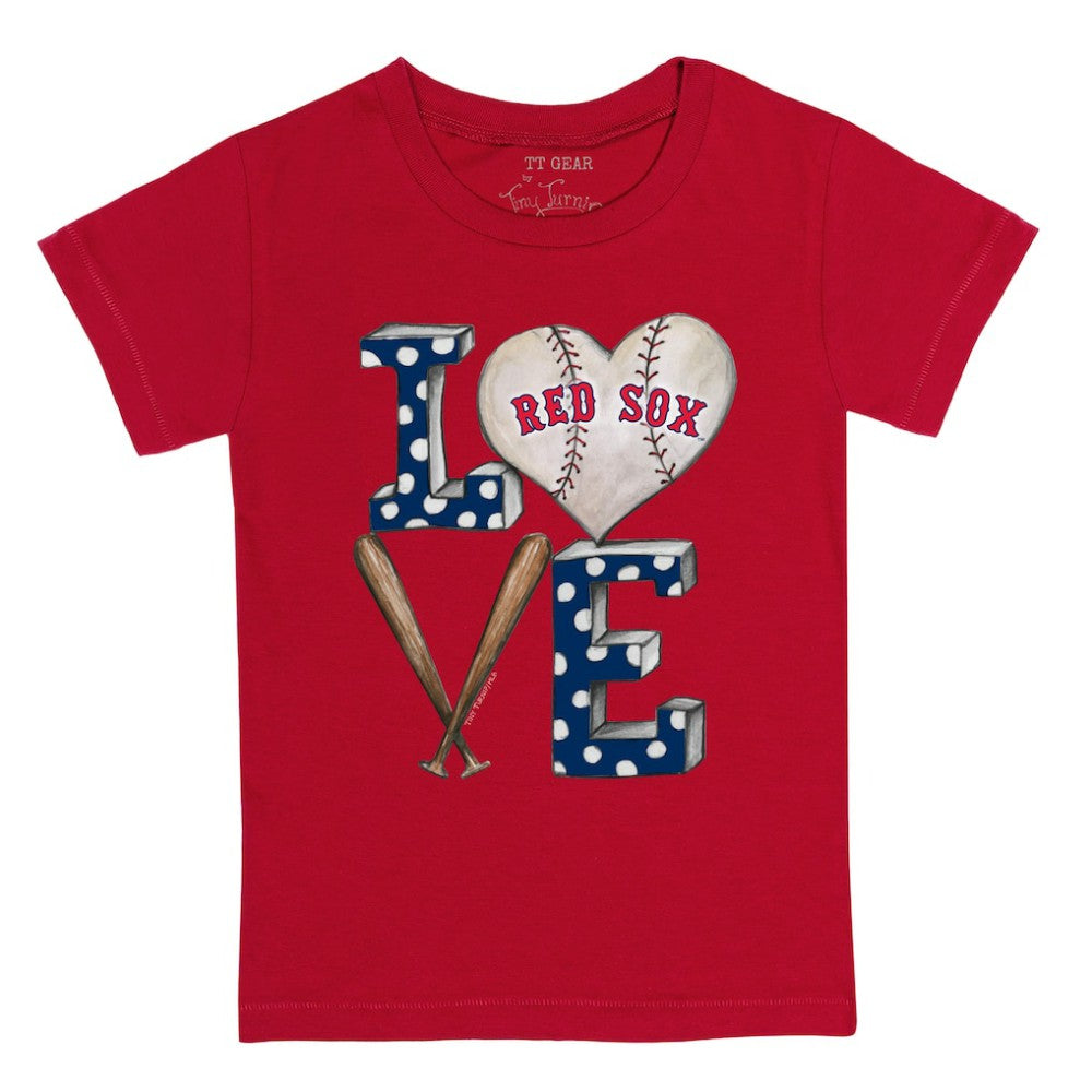 Boston Red Sox Tiny Turnip Youth Baseball Love T-Shirt Sale