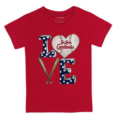 St. Louis Cardinals Tiny Turnip Youth Baseball Love T-Shirt for sale
