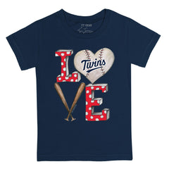Minnesota Twins Tiny Turnip Youth Baseball Love T-Shirt discount