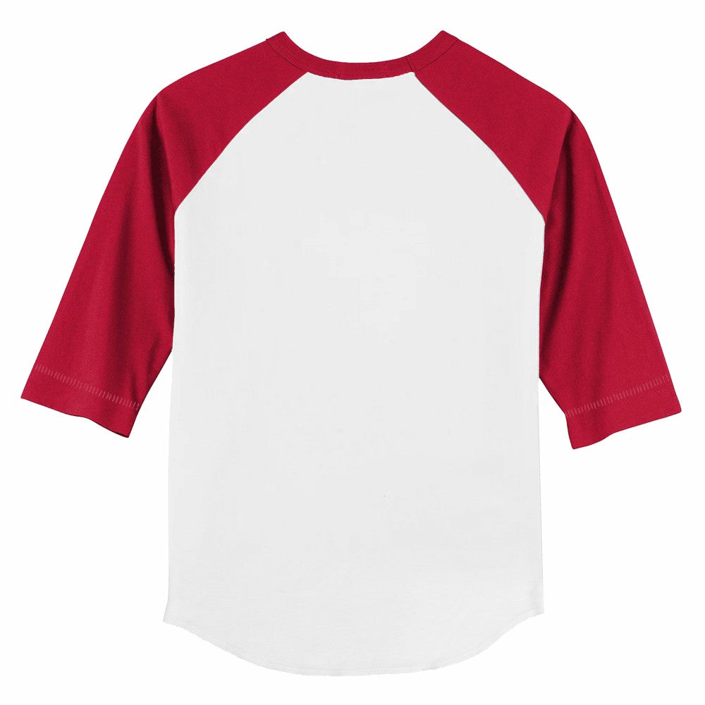 Cincinnati Reds Tiny Turnip Youth Baseball Love 3/4-Sleeve Raglan T-Shirt Clearance