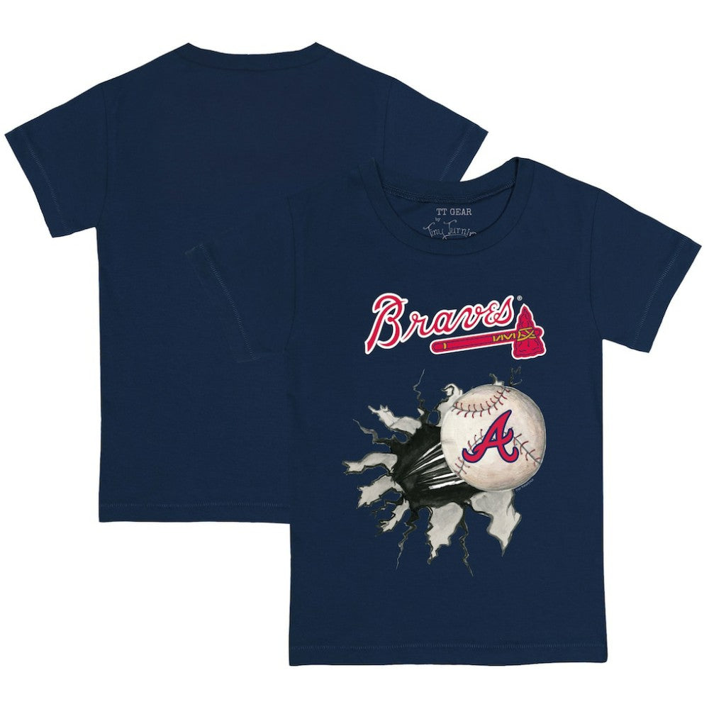 Atlanta Braves Tiny Turnip Youth Baseball Tear T-Shirt for sale