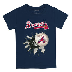 Atlanta Braves Tiny Turnip Youth Baseball Tear T-Shirt for sale