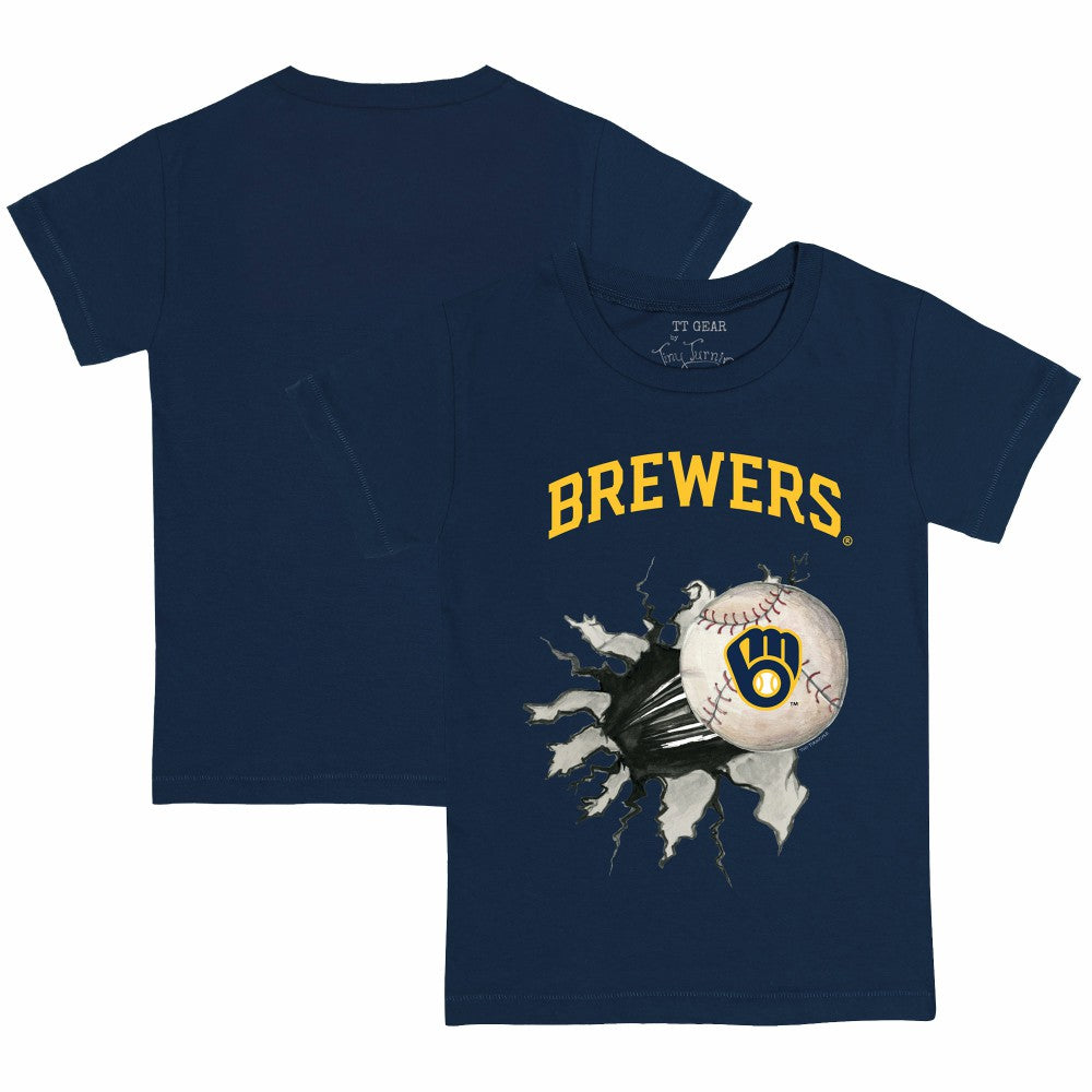 Milwaukee Brewers Tiny Turnip Youth Baseball Tear T-Shirt Near Me