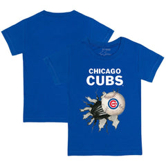 Chicago Cubs Tiny Turnip Youth Baseball Tear T-Shirt Lifestyle