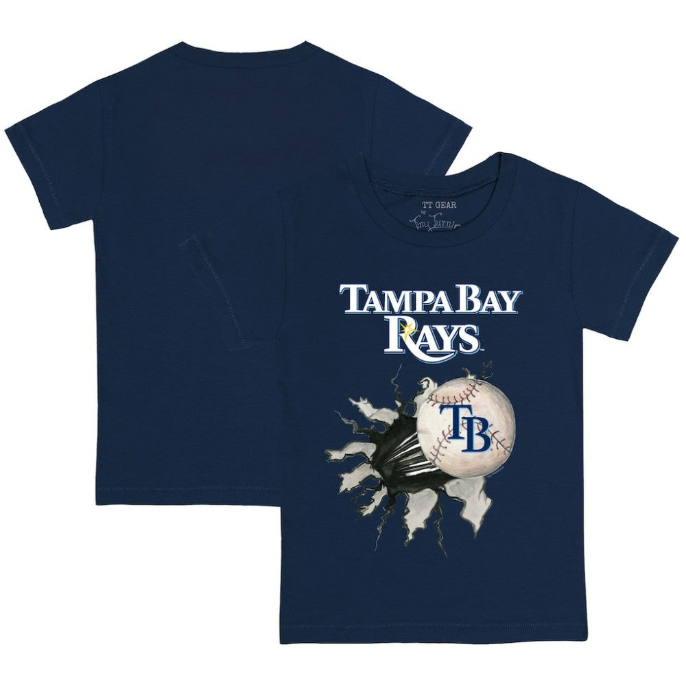 Tampa Bay Rays Tiny Turnip Youth Baseball Tear T-Shirt On Sale
