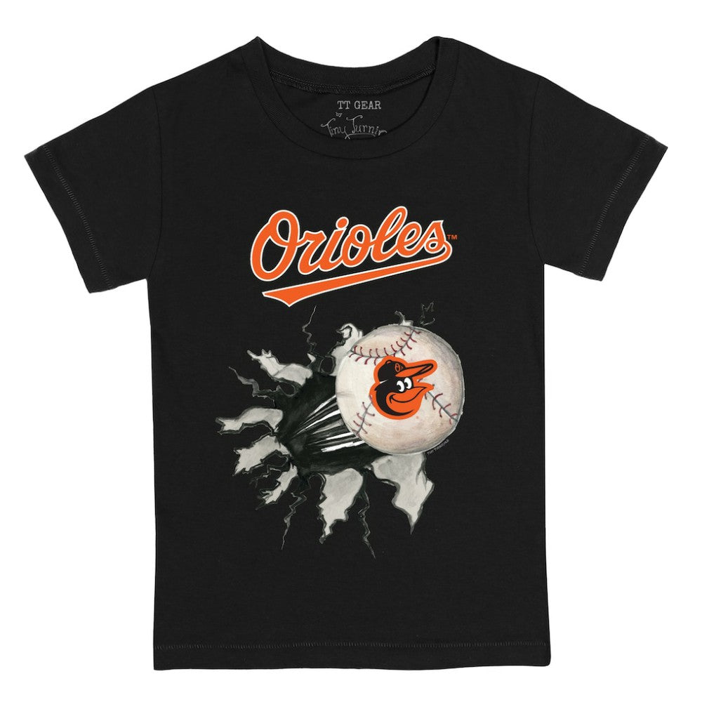 Baltimore Orioles Tiny Turnip Youth Baseball Tear T-Shirt Sale