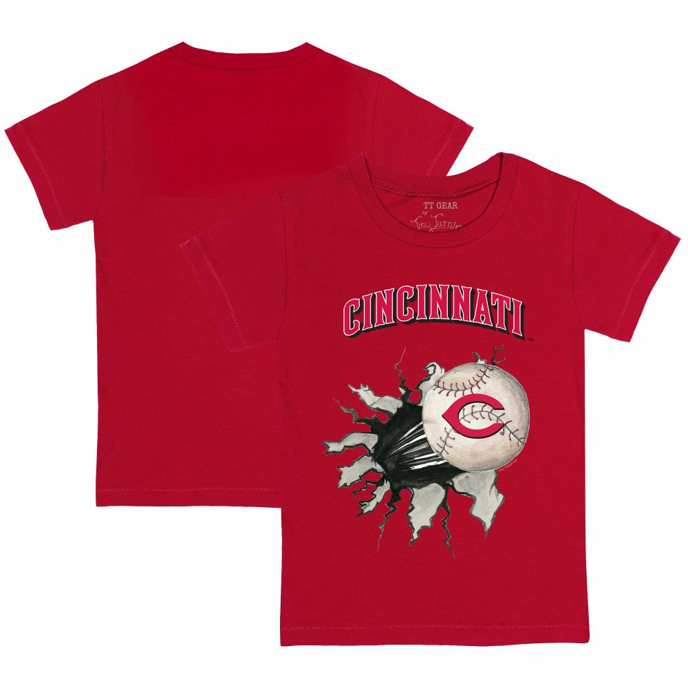 Cincinnati Reds Tiny Turnip Youth Baseball Tear T-Shirt Near Me