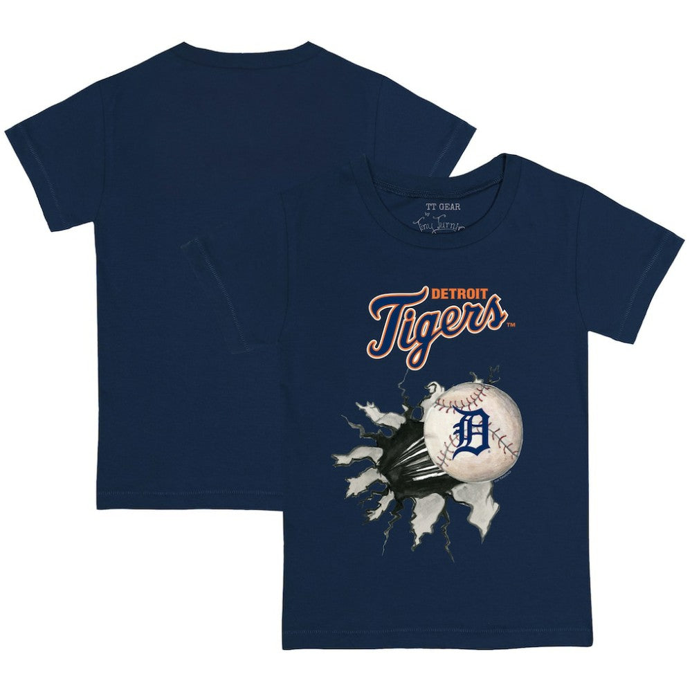 Detroit Tigers Tiny Turnip Youth Baseball Tear T-Shirt Sale