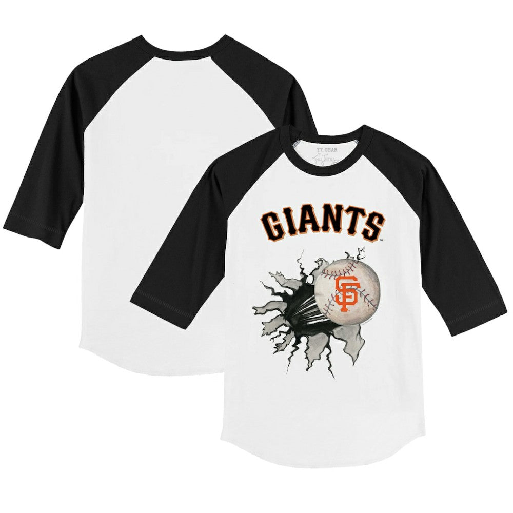 San Francisco Giants Tiny Turnip Youth Baseball Tear 3/4-Sleeve Raglan T-Shirt Near Me