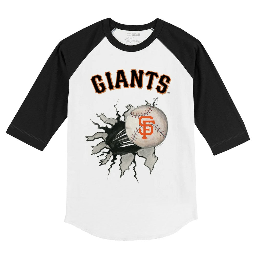 San Francisco Giants Tiny Turnip Youth Baseball Tear 3/4-Sleeve Raglan T-Shirt Near Me