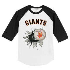 San Francisco Giants Tiny Turnip Youth Baseball Tear 3/4-Sleeve Raglan T-Shirt Near Me