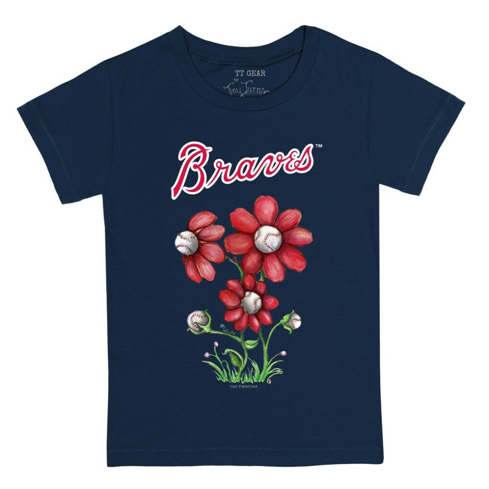 Atlanta Braves Tiny Turnip Youth Blooming Baseballs T-Shirt Online