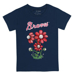Atlanta Braves Tiny Turnip Youth Blooming Baseballs T-Shirt Online