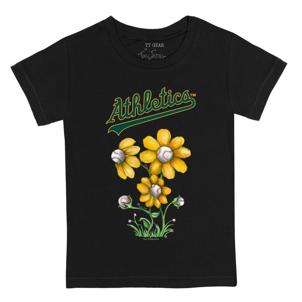 Athletics Tiny Turnip Youth Blooming Baseballs T-Shirt Near Me