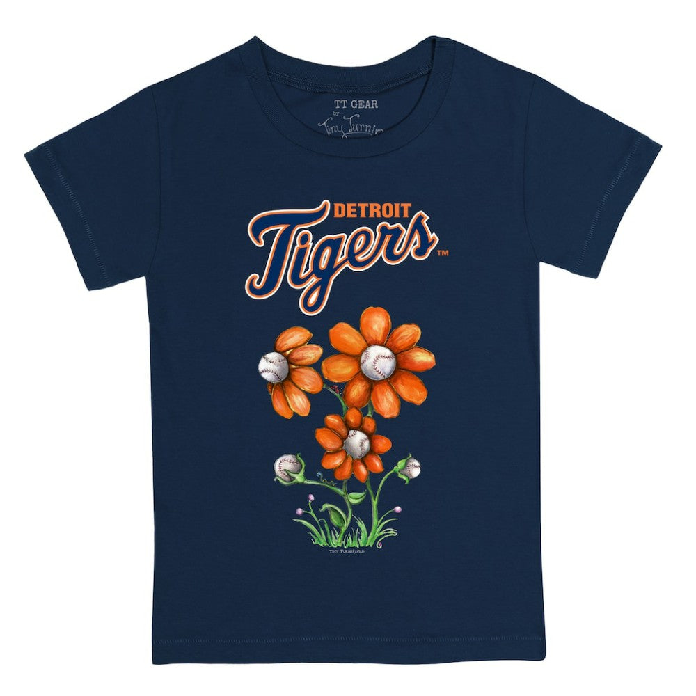 Detroit Tigers Tiny Turnip Youth Blooming Baseballs T-Shirt Lifestyle