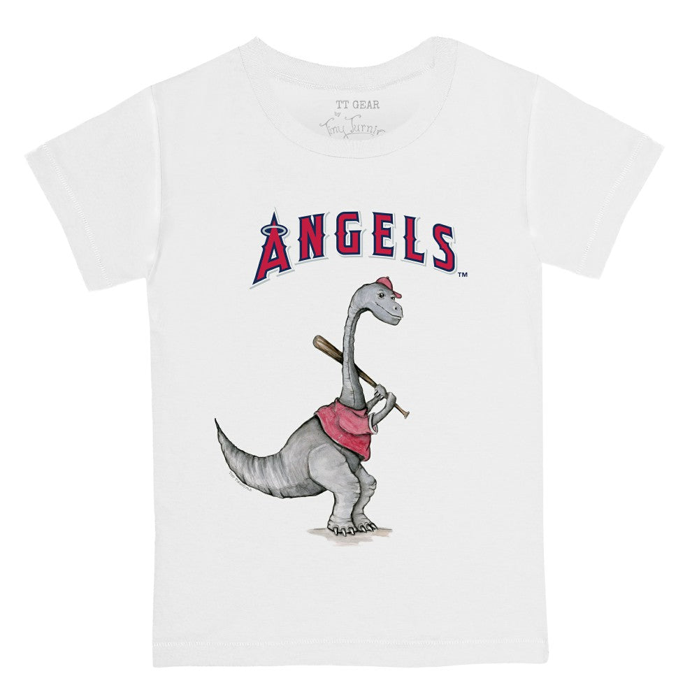 Los Angeles Angels Tiny Turnip Youth Bronto Logo T-Shirt discount