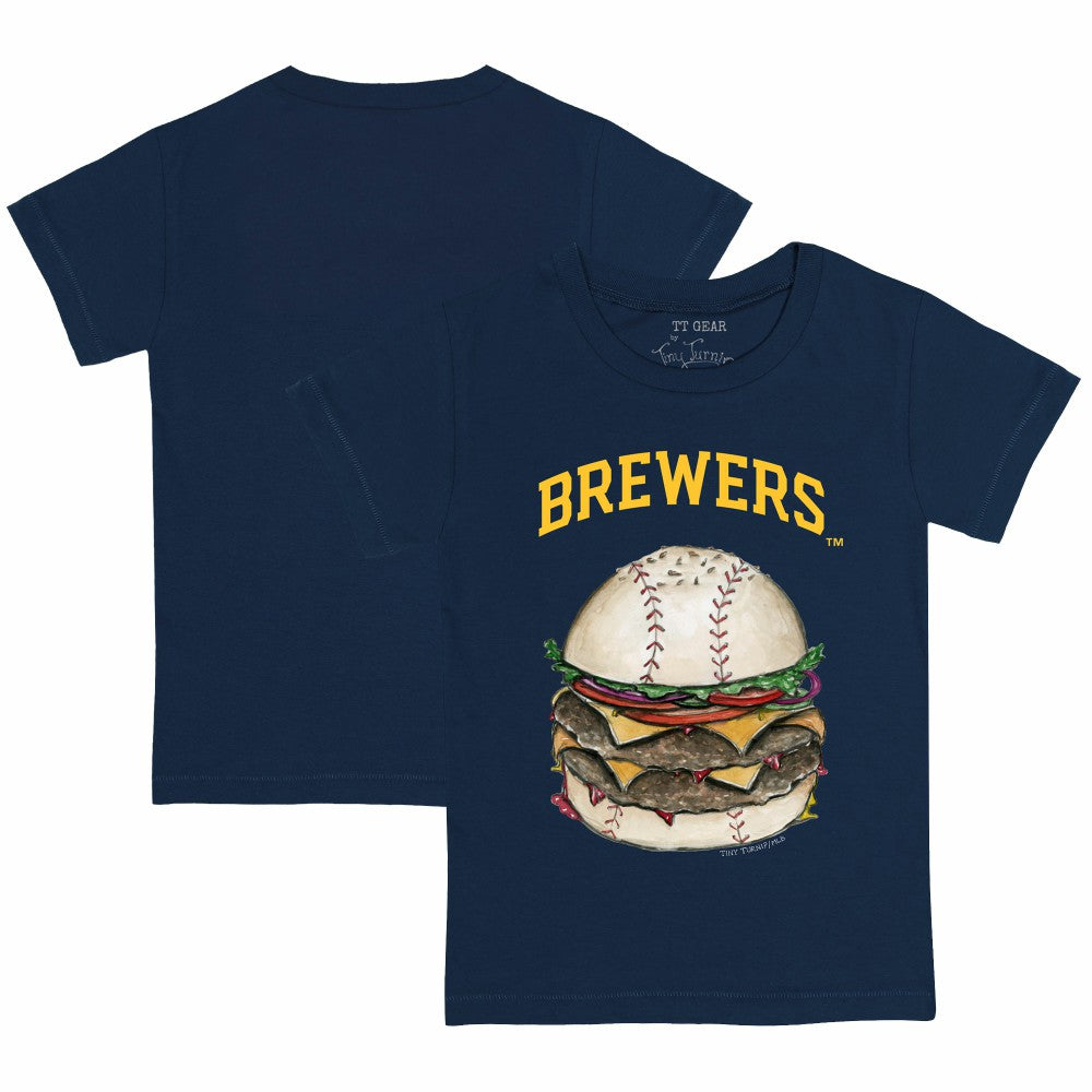 Milwaukee Brewers Tiny Turnip Youth Burger T-Shirt Clearance