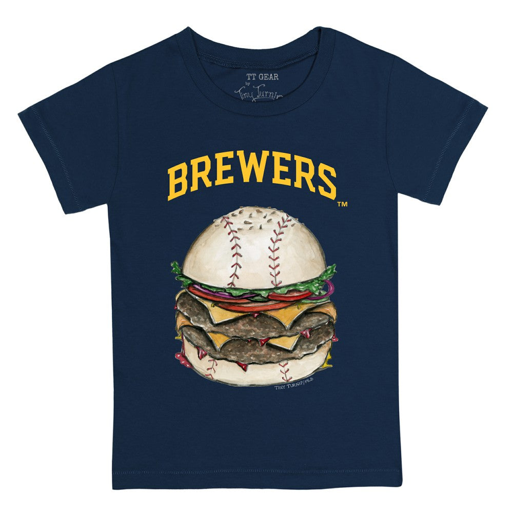 Milwaukee Brewers Tiny Turnip Youth Burger T-Shirt Clearance