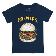 Milwaukee Brewers Tiny Turnip Youth Burger T-Shirt Clearance