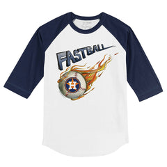Houston Astros Tiny Turnip Youth Fastball 3/4-Sleeve Raglan T-Shirt On Sale