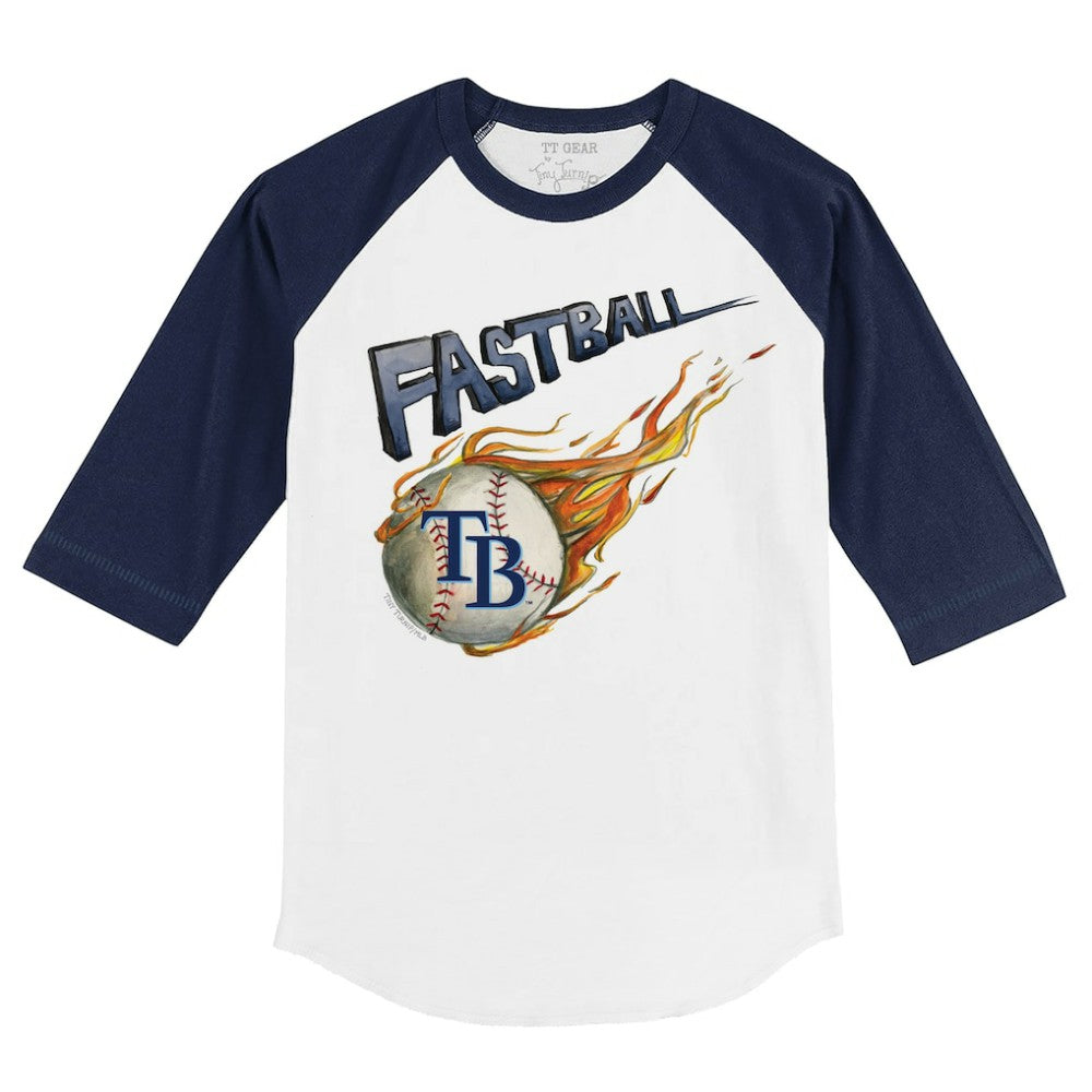 Tampa Bay Rays Tiny Turnip Youth Fastball 3/4-Sleeve Raglan T-Shirt discount