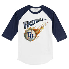 Tampa Bay Rays Tiny Turnip Youth Fastball 3/4-Sleeve Raglan T-Shirt discount
