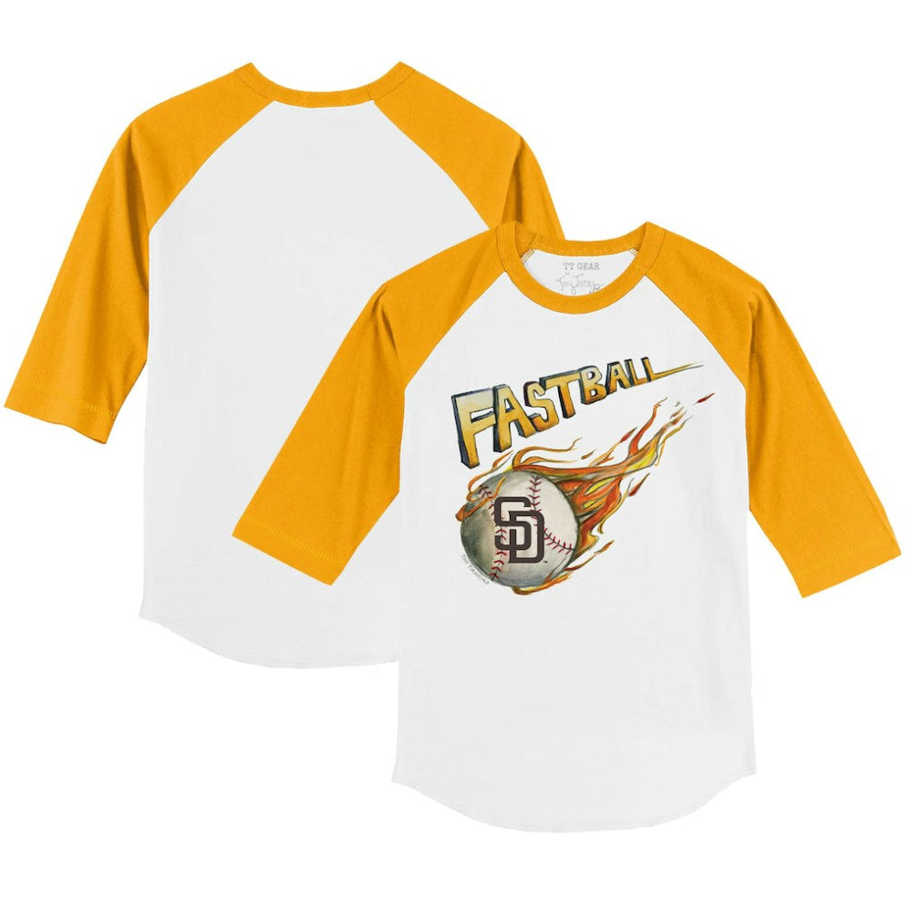 San Diego Padres Tiny Turnip Youth Fastball 3/4-Sleeve Raglan T-Shirt Clearance