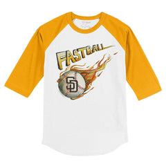 San Diego Padres Tiny Turnip Youth Fastball 3/4-Sleeve Raglan T-Shirt Clearance