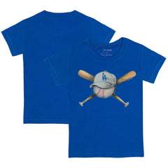 Los Angeles Dodgers Tiny Turnip Youth Hat Crossbats T-Shirt discount