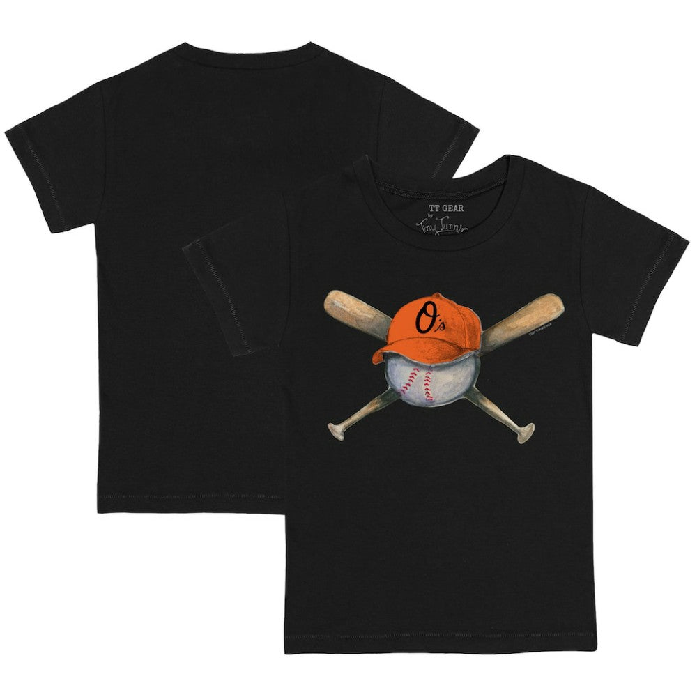 Baltimore Orioles Tiny Turnip Youth Hat Crossbats T-Shirt discount