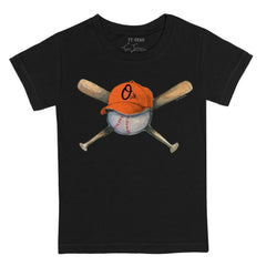 Baltimore Orioles Tiny Turnip Youth Hat Crossbats T-Shirt discount