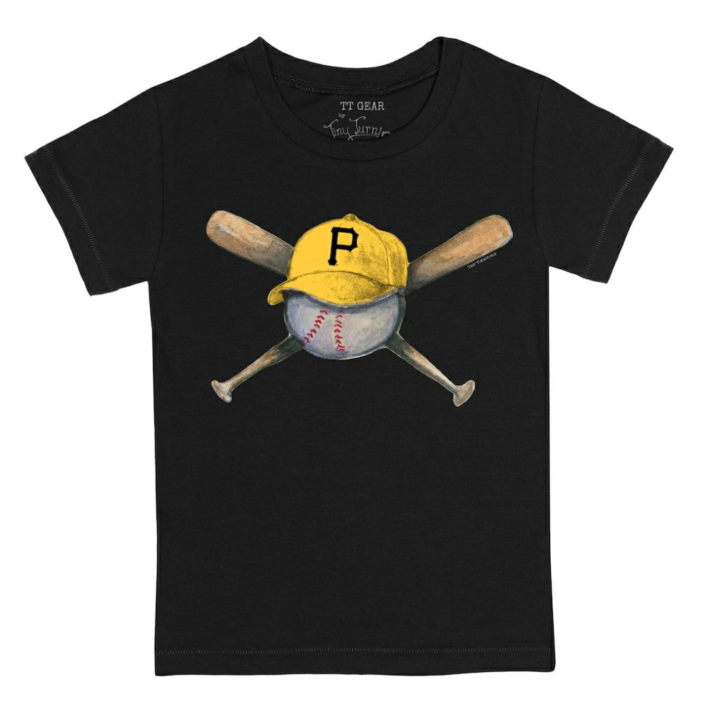 Pittsburgh Pirates Tiny Turnip Youth Hat Crossbats T-Shirt for sale