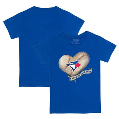 Toronto Blue Jays Tiny Turnip Youth Heart Banner T-Shirt Online