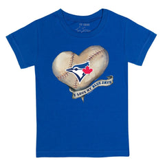 Toronto Blue Jays Tiny Turnip Youth Heart Banner T-Shirt Online