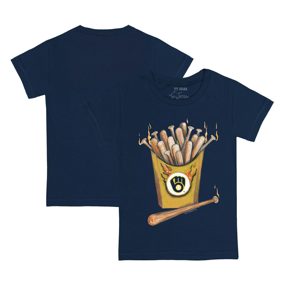 Milwaukee Brewers Tiny Turnip Youth Hot Bats T-Shirt Clearance