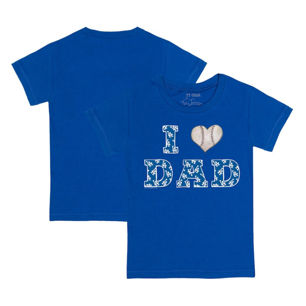 Los Angeles Dodgers Tiny Turnip Youth I Love Dad T-Shirt Online