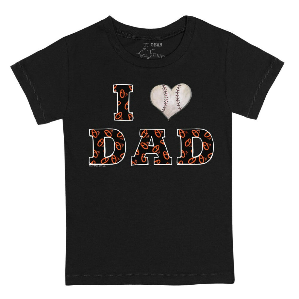 Baltimore Orioles Tiny Turnip Youth I Love Dad T-Shirt Online