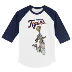 Detroit Tigers Tiny Turnip Youth Jada 3/4-Sleeve Raglan T-Shirt Near Me