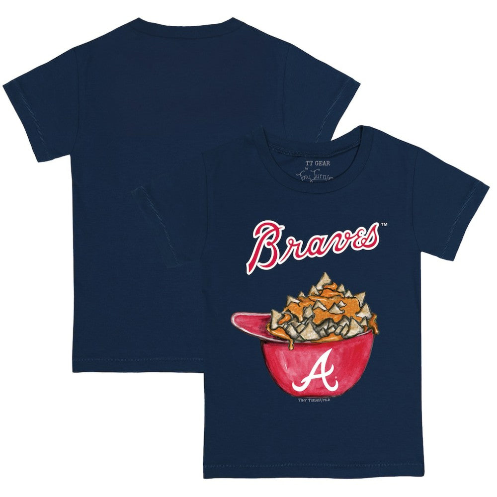 Atlanta Braves Tiny Turnip Youth Nacho Helmet T-Shirt discount
