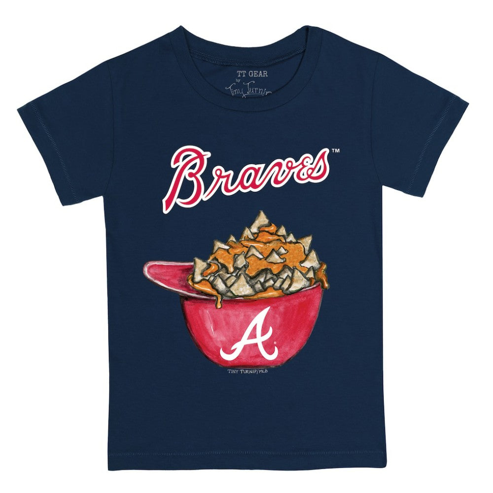 Atlanta Braves Tiny Turnip Youth Nacho Helmet T-Shirt discount