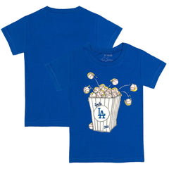Los Angeles Dodgers Tiny Turnip Youth Popcorn T-Shirt discount