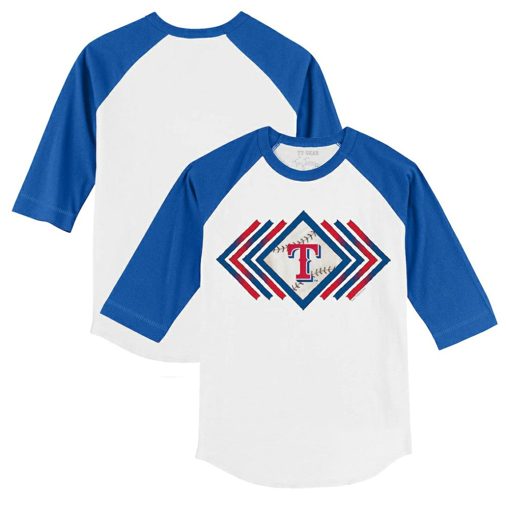 Texas Rangers Tiny Turnip Youth Prism Arrows 3/4-Sleeve Raglan T-Shirt Online