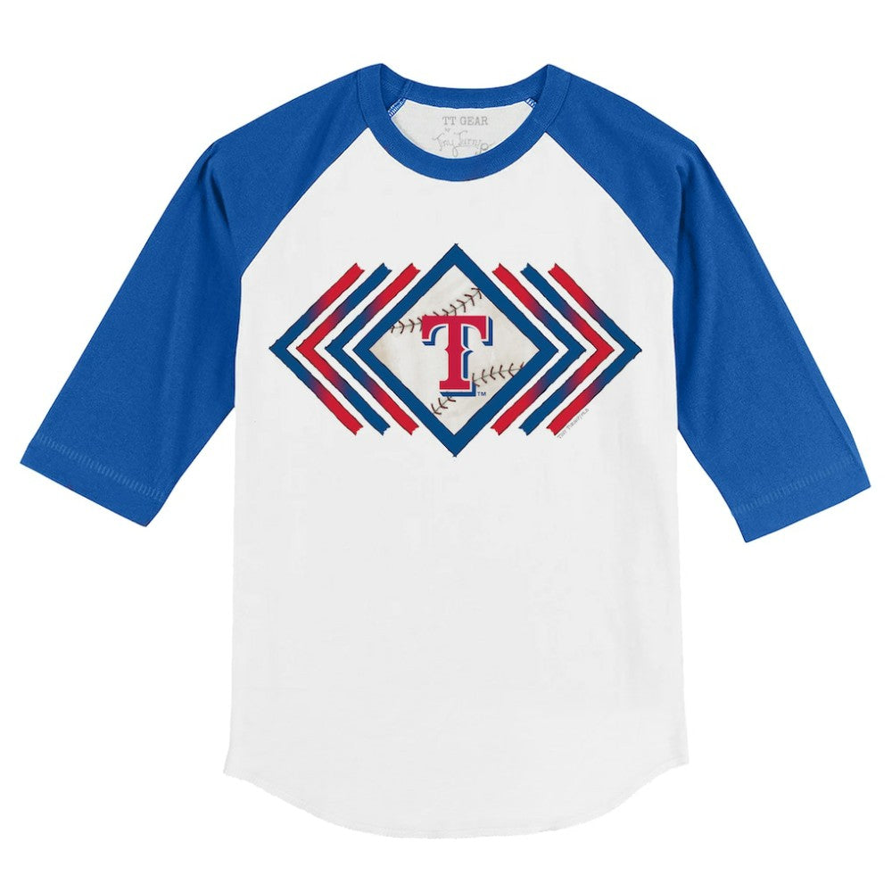 Texas Rangers Tiny Turnip Youth Prism Arrows 3/4-Sleeve Raglan T-Shirt Online